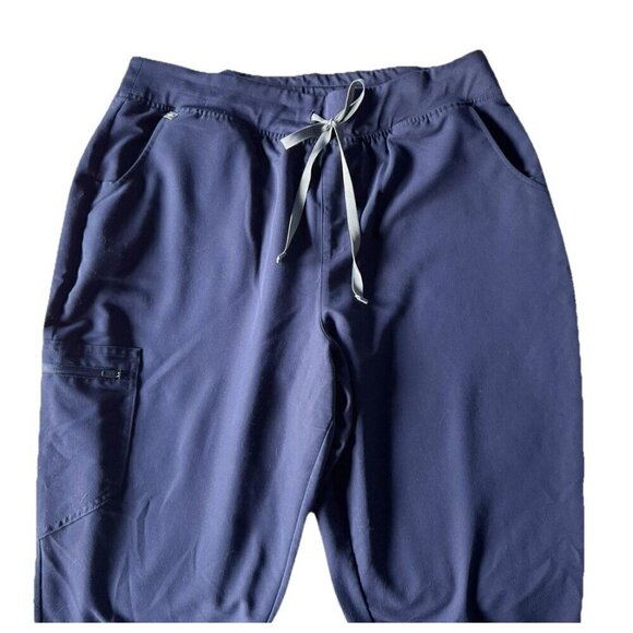 Figs Women's Sz XXL Navy Blue Zamora Technical Collection Scrub Pants Joggers - Picture 4 of 9